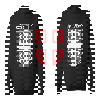 セルビアクロスシールドセルビアアーム。 スウェットシャツ - Kawaiitshirt