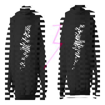 ゼブラ ピンク 稲妻 スウェットシャツ - Kawaiitshirt