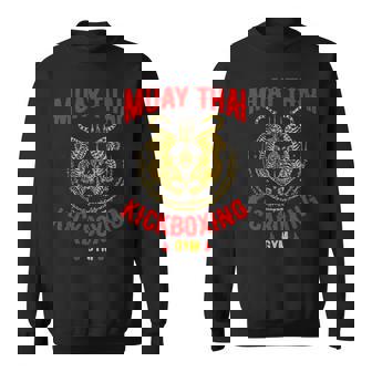 タイガームエタイキックボクシングジムmmaトレーニングギフト スウェットシャツ - Kawaiitshirt