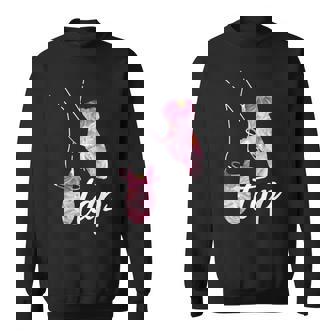 タップダンサー レトロフラワー タップダンサーデザイン タップダンス スウェットシャツ - Kawaiitshirt