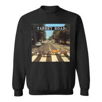 タビーロードクールタビーキャッツクロッシング スウェットシャツ - Kawaiitshirt