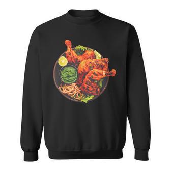 タンドオリ チキンカレー マサラ焼 インド辛口 スウェットシャツ - Kawaiitshirt