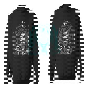 ダーク ゾンビ ゴシック人形 ちびスタイルと不気味な スウェットシャツ - Kawaiitshirt