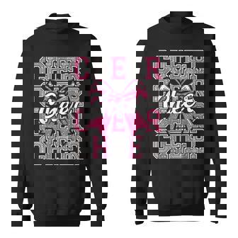 チア コケット 弓 チアリーダー チアリーダー チアガール キッズ スウェットシャツ - Kawaiitshirt