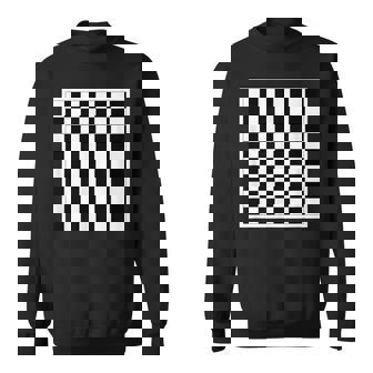 チェッカー柄チェス スウェットシャツ - Kawaiitshirt