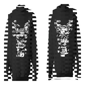 チワワ アート デザイン 犬 モチーフ かわいい チワワ 大好き スウェットシャツ - Kawaiitshirt