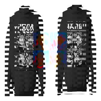 チーム Aoc ラシダ・トライブ・イルハン・オマール・アヤナ・プレスリー Woc ミーム スウェットシャツ - Kawaiitshirt