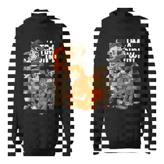 チームパンチ パンチくん 日本 赤ちゃん 猿 かわいい スウェットシャツ - Kawaiitshirt