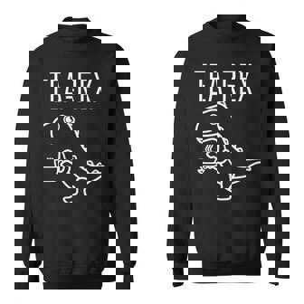 ティーレックス ファニーt-Rex ティラノサウルス 恐竜 長袖tシャツ スウェットシャツ - Kawaiitshirt