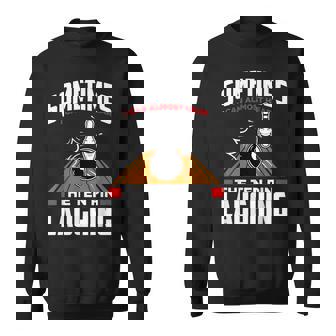 テンピンの笑い声を聞いてください-面白いボウラーとボウリング スウェットシャツ - Kawaiitshirt