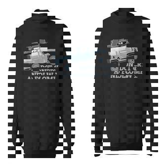 ディフェンダー ルーフテント オフロード 4X4 トラベル 乗り物 ギフト 面白い スウェットシャツ - Kawaiitshirt