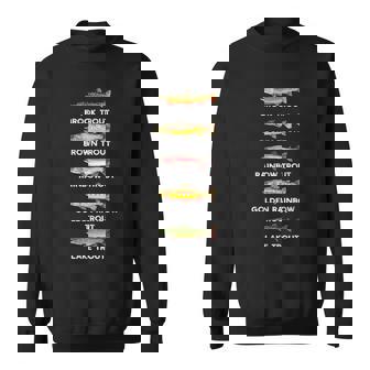 トラウトの種類 魚種おかしな釣り スウェットシャツ - Kawaiitshirt