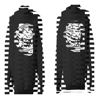 トロール フェイス ミーム ファニー ダンク ミーム トロールフェイス スウェットシャツ - Kawaiitshirt