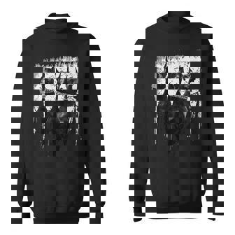 ドーベルマン・ピンシャー 黒と白の犬の恋人 スウェットシャツ - Kawaiitshirt