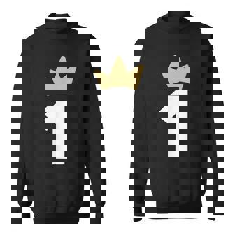 ナンバーワン 王冠 1年 1周年 スウェットシャツ - Kawaiitshirt