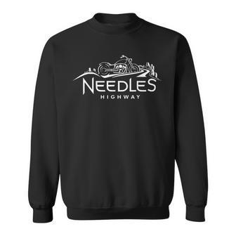 ニードルズ・ハイウェイ・サウスダコタ・モーターサイクル スウェットシャツ - Kawaiitshirt