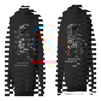 ネパール 自転車 リッチショウ お土産 ネパール カトマンズ スウェットシャツ - Kawaiitshirt