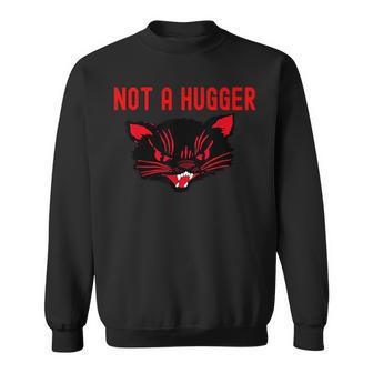 ハガーじゃない、かわいいシューという音がする黒猫 地獄の子猫 キティ スウェットシャツ - Kawaiitshirt