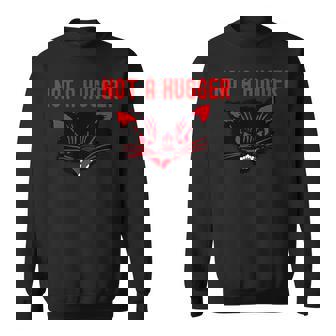 ハガーじゃない、かわいいシューという音がする黒猫 地獄の子猫 キティ スウェットシャツ - Kawaiitshirt