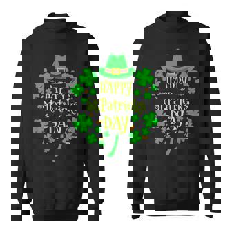 ハッピーセントパトリックデー レプラコーン コスチューム シャムロック キッズ ファミリー スウェットシャツ - Kawaiitshirt
