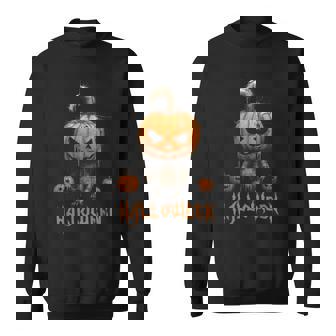 ハロウィン不気味なパンプキンシャツ スウェットシャツ - Kawaiitshirt