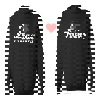 ハートウイスキーウイスキーが大好き スウェットシャツ - Kawaiitshirt