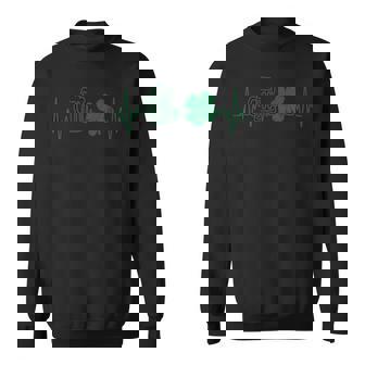 ハートビート 聖パトリックの日 レトロ スウェットシャツ - Kawaiitshirt