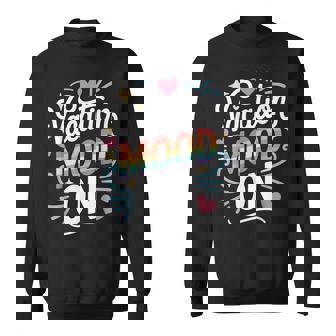 バカンス ムード 面白い 夏 言い回し お祭り 休日acation Mood On スウェットシャツ - Kawaiitshirt