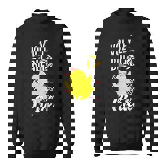 バレーボール ひよこ おもしろバレーボール スウェットシャツ - Kawaiitshirt