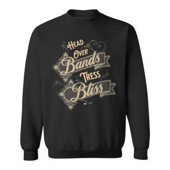 バンドと髪のユーモアで魅せるスタイル表現 スウェットシャツ - Kawaiitshirt