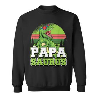 メンズ パパサウルス 恐竜 パパザウルス 父 誕生 誕生日 スウェットシャツ - Kawaiitshirt
