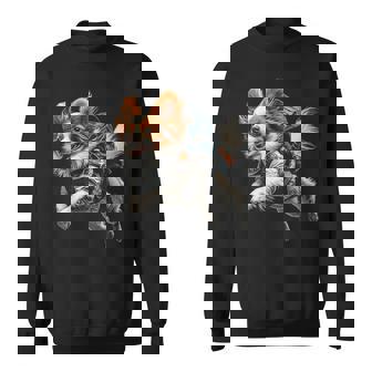 パピヨン 犬 モチーフ ペット イラスト パピヨン スウェットシャツ - Kawaiitshirt