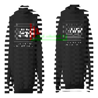 パレスチナ パレスチナ国旗 アラビア語カリグラフィー フリーパレスチナ スウェットシャツ - Kawaiitshirt