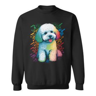 ビション・フリーゼ好きのかわいいビション・フリーゼの犬 スウェットシャツ - Kawaiitshirt