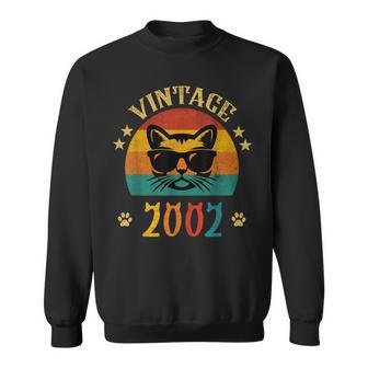 ビンテージファニーキャットシャツ 誕生日プレゼント 2002 メンズ レディース 23歳 スウェットシャツ - Kawaiitshirt