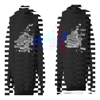 ピンクパンサー ヴィンテージ 1964 コンバーチブル 車 クール キャット スウェットシャツ - Kawaiitshirt