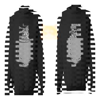 ファニーエキゾチックショートヘア猫 スウェットシャツ - Kawaiitshirt