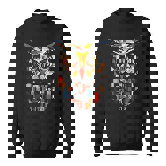 フクロウの恋人のアートワーク スウェットシャツ - Kawaiitshirt