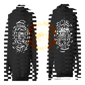 フットボールとビール、それが私がここにいる理由です アメリカンフットボール スウェットシャツ - Kawaiitshirt