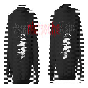 フリードリヒ・ニーチェ-金属の哲学者の設計 スウェットシャツ - Kawaiitshirt