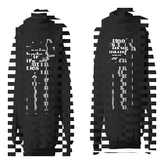 フルートプレーヤーまたはフルートの先生のためのフルートユーモア面白いフルート Flute Meme スウェットシャツ - Kawaiitshirt