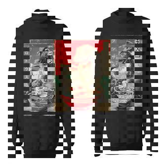 ブãƒãƒ³ãƒˆã‚µã‚¦ãƒ«ã‚¹ Brontosaurus Dinosaur Ramen Japanese Noodles Sweatshirt Unisex | Mazezy
