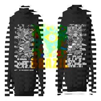 ブラジル国旗衣装のアイデア ブラジル&ブラジルの国旗 スウェットシャツ - Kawaiitshirt