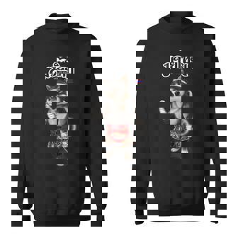 ブラック柴犬 ムエタイ キックボクシングチャンピオン スウェットシャツ - Kawaiitshirt