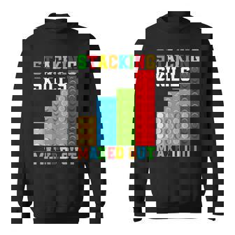 ブロックブロック-積み重ねスキルの最大化 スウェットシャツ - Kawaiitshirt