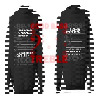 ベース ギター ミュージシャン ロックバンド Edm ミュージック ベーシスト プレーヤー スウェットシャツ - Kawaiitshirt