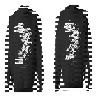 ベートーヴェン デザイン 第5交響曲 ダ、ダ、ダ ベートーヴェン 長袖tシャツ スウェットシャツ - Kawaiitshirt