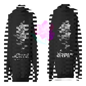 ペルー百合が大好きなアルストロメリアフラワー ピンク 2023 スウェットシャツ - Kawaiitshirt