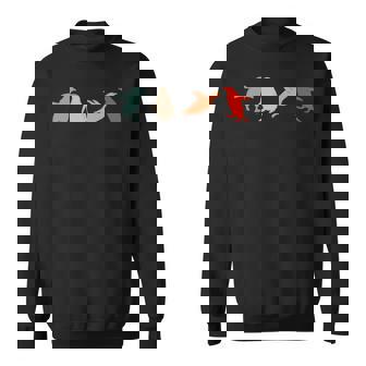 ペンギンペンギン アニマルラバーズ レトロペンギン 長袖tシャツ スウェットシャツ - Kawaiitshirt