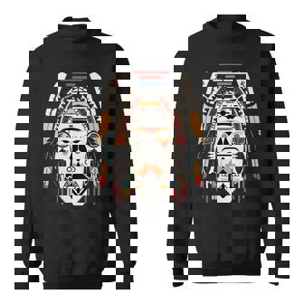 ホピ族アート シャーマン ネイティブ南西アメリカ インディアン スタイル 長袖tシャツ スウェットシャツ - Kawaiitshirt